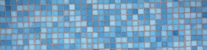 blue mosaic tile