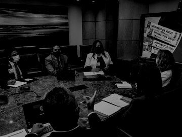 A meeting of infection prevention specialists