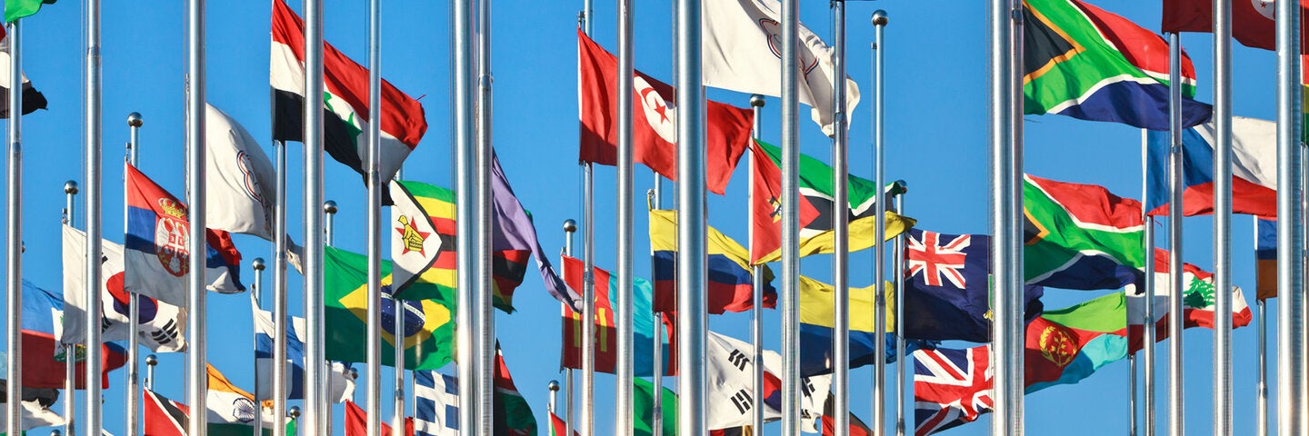 Flags of different nations
