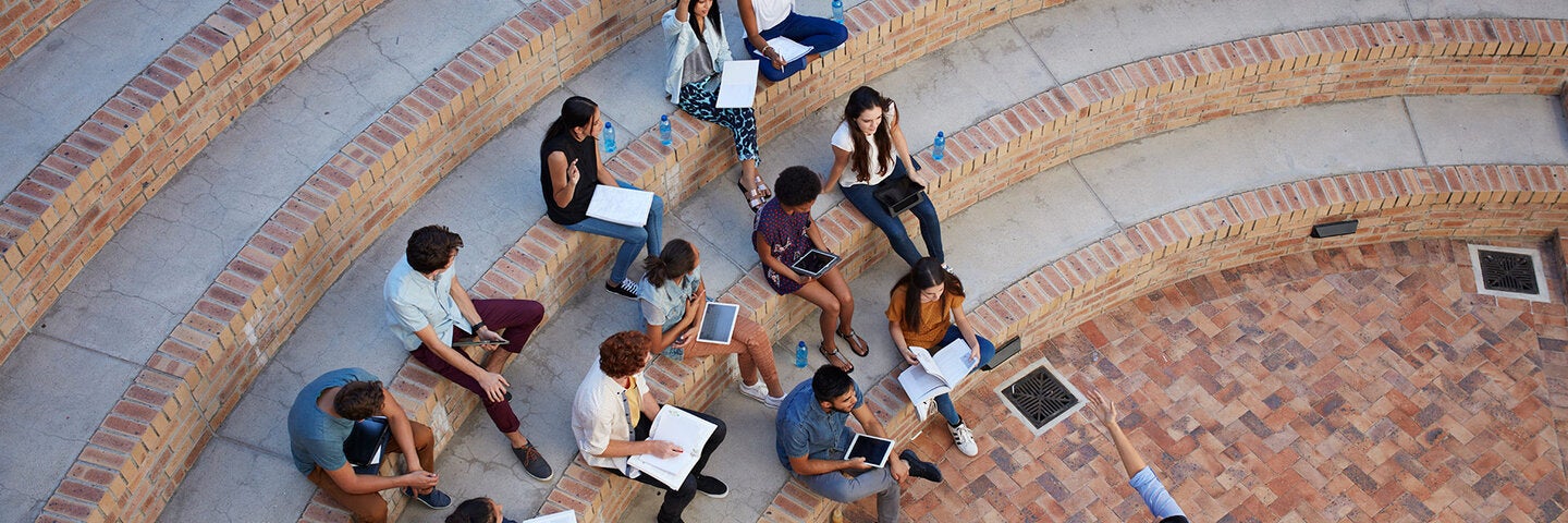 Class conducted outside