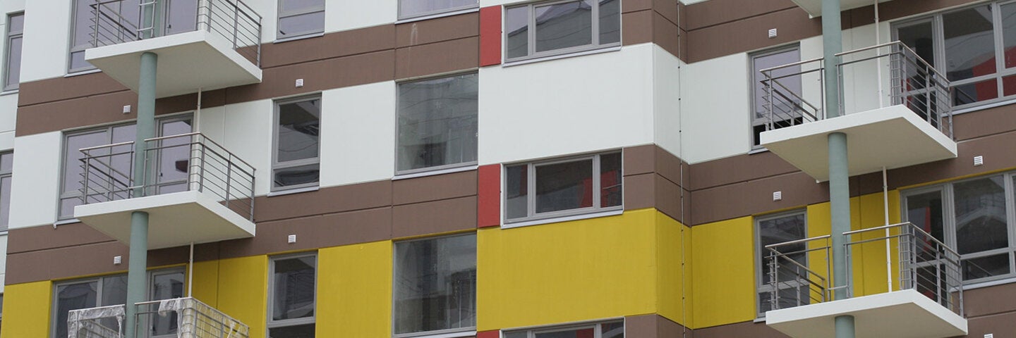 affordable housing project nearing completion